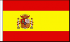 Spain Hand Waving Flags
